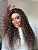 LACE CACHEADA DE CABELO HUMANO BRASILEIRO 65CM 180% DE DENSIDADE CASTANHO COM MECHAS - Imagem 2