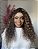 LACE CACHEADA DE CABELO HUMANO BRASILEIRO 65CM 180% DE DENSIDADE CASTANHO COM MECHAS - Imagem 5