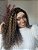 LACE CACHEADA DE CABELO HUMANO BRASILEIRO 65CM 180% DE DENSIDADE CASTANHO COM MECHAS - Imagem 4