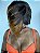 WIG DE CABELO HUMANO LISO COM MECHA LOIRA - Imagem 3