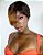 WIG DE CABELO HUMANO LISO COM MECHA LOIRA - Imagem 2
