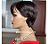 WIG DE CABELO HUMANO LISO COM MECHA LOIRA - Imagem 5