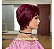 WIG DE CABELO HUMANO CURTO LISO RUIVO - Imagem 3