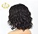 WIG DE CABELO HUMANO ONDULADO 35CM COM FRANJA - Imagem 5
