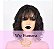 WIG DE CABELO HUMANO ONDULADO 35CM COM FRANJA - Imagem 1