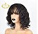 WIG DE CABELO HUMANO ONDULADO 35CM COM FRANJA - Imagem 3