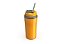 Copo Termico + Canudo Inox - Unitermi - Imagem 1