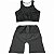 Kit Conjunto Duas Peças Short Top Térmica Efeito Sauna Queima Caloria Ginásti - Imagem 1