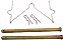 Kit Pino Freio a Disco para 1 Roda Toyota Hilux 97/ 06 - Imagem 1