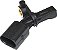 6Q0927807B Sensor abs traseiro esquerdo Gol Fox Polo Golf após 02 - Imagem 1