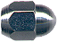 Porca Cega Cromada de Roda C-10/ D-10 84/ Opala até 79 - Imagem 1