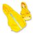 Capa De Chuva Elegance Amarela - Chalesco - Imagem 1