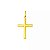 Pingente Cruz Ouro 18k - Imagem 3