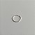 Piercing Nariz Argolinha Lisa - Imagem 1