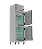 Refrigerador Geladeira Comercial 2 Portas KOFISA 9000/KMCP375 - Imagem 1