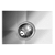 Pia Total Inox 1,90x70cm Com Duas Cubas Lado Esquerdo PIA-190X70-2CE - Imagem 2