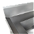 Pia Total Inox 1,90x70cm Com Duas Cubas Lado Esquerdo PIA-190X70-2CE - Imagem 4