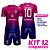 Kit 12 Conjuntos Uniforme Esportivo | 100% Personalizado - Imagem 1