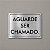 Placa - Aguarde Ser Chamado - Aluminio - Imagem 1