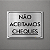 Placa - Não Aceitamos Cheques - Aluminio - Imagem 1