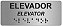 Placa - Elevador - Aluminio Braille - ABNT NBR 9050 - Imagem 1