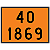 Placa Transporte De Risco - Imagem 1