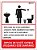 Placa WC Feminino com instruções - Imagem 1