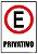 Placa Estacionamento Privativo - Imagem 1