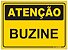 Placa Atenção - Buzine - Imagem 1