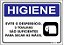 Placa Higiene - Toalheiro - Imagem 1