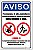 Placa Aviso - Segurança de Todos - Obrigatório Uso de Guias para seu Animal de Estimação - Imagem 1