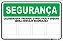 Placa SEGURANÇA - Colaborador treinado e Habilitado a Operar Serra Circular de Bancada - Imagem 1