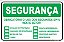 Placa - SEGURANÇA - Obrigatório o uso dos seguintes EPI'S neste setor - Imagem 1