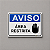 Aviso - Área Restrita - Imagem 1