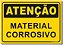 Atenção - Material Corrosivo - Imagem 1