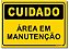 Cuidado - Área em Manutenção - Imagem 1