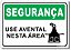 Segurança - Use Avental Nesta Área - Imagem 1