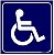Placa Acesso Exclusivo para Deficientes - Imagem 1