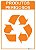 Placa Material Reciclável - Produtos Perigosos - Imagem 1