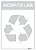Placa Material Reciclável - Hospitalar - Imagem 1