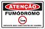 Placa - Atenção - Fumódromo - Imagem 1