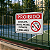 Placa - Proibido - Bicicleta Skate Patins Patinete Similares - Imagem 2