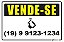 Placa Vende-se Preto e Amarelo - Imagem 1