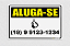 Placa Aluga-se Preto e Amarelo - Imagem 1