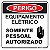 Etiqueta - Perigo - Equipamento Elétrico - Imagem 1
