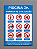 Placa - Normas de Utilização Piscina - Imagem 1