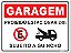 Placa - Garagem - Proibido estacionar 24h sujeito a guincho - Imagem 1