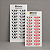 Kit Cartela 40 Etiquetas de Identificação de Voltagem 110V, 220V ou 380V - Imagem 2
