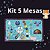 Kit 1 - 5 Mesas Pets - Imagem 2