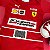 Kit Body Bebê Fórmula 1 Scuderia Ferrari Vettel Raikkonen Race e Tênis Vermelho - Imagem 3